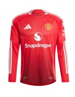 Manchester United Domácí Dres 2024-25 Dlouhý Rukáv